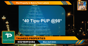 Residential Plot for Sale in Bahria Town, Lahore - (BP-79403)