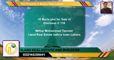 Residential Plot for Sale in Bahria Town, Lahore - (BP-79435)