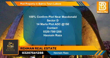 Residential Plot for Sale in Bahria Town, Lahore - (BP-79446)
