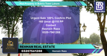 Residential Plot for Sale in Bahria Town, Lahore - (BP-79447)