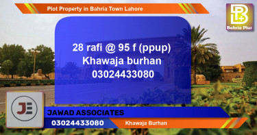 Residential Plot for Sale in Bahria Town, Lahore - (BP-79458)