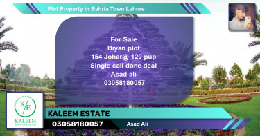 Residential Plot for Sale in Bahria Town, Lahore - (BP-79522)