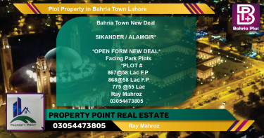 Residential Plot for Sale in Bahria Town, Lahore - (BP-79541)