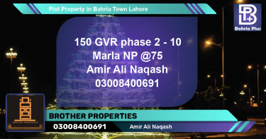 Residential Plot for Sale in Bahria Town, Lahore - (BP-79658)
