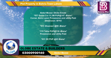 Residential Plot for Sale in Bahria Town, Lahore - (BP-79671)