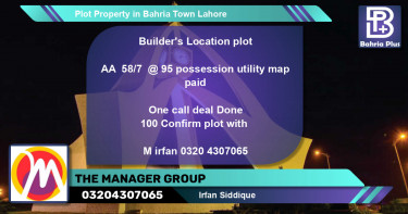 Residential Plot for Sale in Bahria Town, Lahore - (BP-79731)