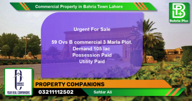 Commercial Property for Sale in Bahria Town, Lahore - (BP-79745)