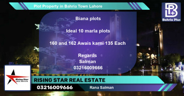 Residential Plot for Sale in Bahria Town, Lahore - (BP-79755)