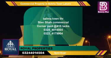 Commercial Property for Sale in Bahria Town, Lahore - (BP-79774)