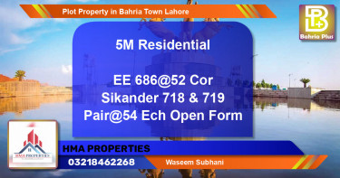 Residential Plot for Sale in Bahria Town, Lahore - (BP-79790)