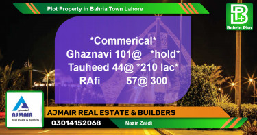 Residential Plot for Sale in Bahria Town, Lahore - (BP-79802)