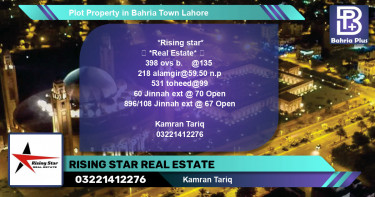 Residential Plot for Sale in Overseas B -  Bahria Town, Lahore - (BP-79803)