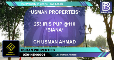 Residential Plot for Sale in Bahria Town, Lahore - (BP-79878)