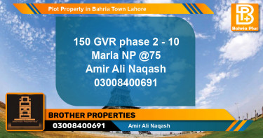 Residential Plot for Sale in Bahria Town, Lahore - (BP-79884)