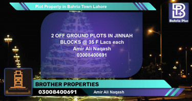 Residential Plot for Sale in Bahria Town, Lahore - (BP-79891)