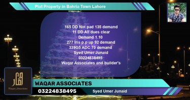 Residential Plot for Sale in Bahria Town, Lahore - (BP-79922)