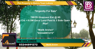 Residential Plot for Sale in Bahria Town, Lahore - (BP-79949)