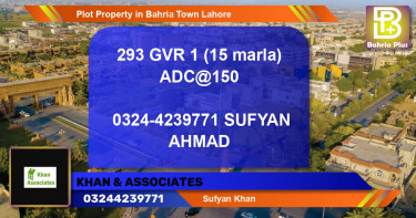 Residential Plot for Sale in Bahria Town, Lahore - (BP-79952)