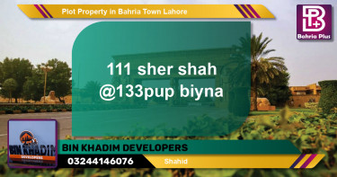 Residential Plot for Sale in Bahria Town, Lahore - (BP-79955)