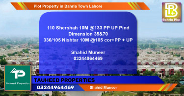 Residential Plot for Sale in Bahria Town, Lahore - (BP-79998)
