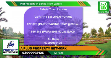 Residential Plot for Sale in Bahria Town, Lahore - (BP-80018)