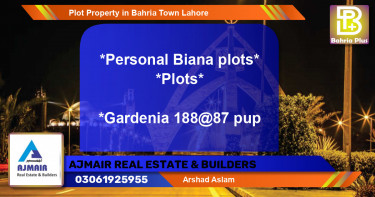 Residential Plot for Sale in Bahria Town, Lahore - (BP-80074)