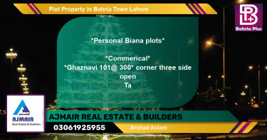 Residential Plot for Sale in Bahria Town, Lahore - (BP-80081)