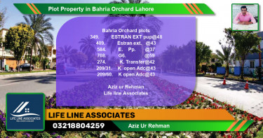 Residential Plot for Sale in Bahria Orchard, Lahore - (BP-80088)