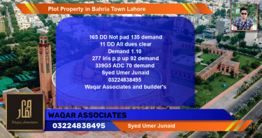 Residential Plot for Sale in Bahria Town, Lahore - (BP-80218)
