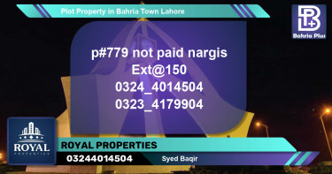 Residential Plot for Sale in Bahria Town, Lahore - (BP-80223)