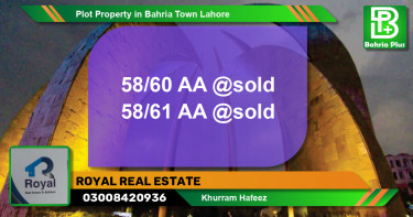 Residential Plot for Sale in Bahria Town, Lahore - (BP-80242)