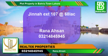 Residential Plot for Sale in Bahria Town, Lahore - (BP-80252)