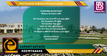 Residential Plot for Sale in Bahria Orchard, Lahore - (BP-80273)