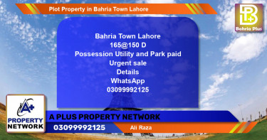 Residential Plot for Sale in Bahria Town, Lahore - (BP-80276)