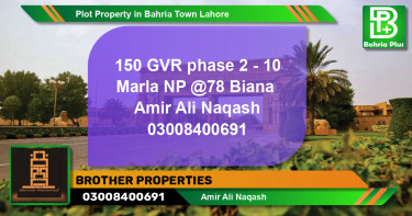 Residential Plot for Sale in Bahria Town, Lahore - (BP-80288)