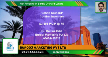 Residential Plot for Sale in Bahria Orchard, Lahore - (BP-80302)