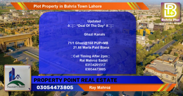 Residential Plot for Sale in Sector F - Ghazi Block -  Bahria Town, Lahore - (BP-80320)