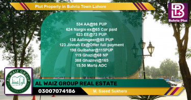 Residential Plot for Sale in Bahria Town, Lahore - (BP-80323)