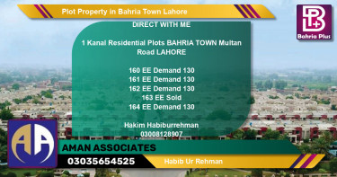 Residential Plot for Sale in Bahria Town, Lahore - (BP-80329)