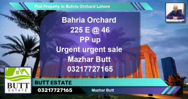 Residential Plot for Sale in Bahria Orchard, Lahore - (BP-80343)