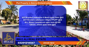Commercial Plot for Sale in Bahria Orchard, Lahore - (BP-80376)