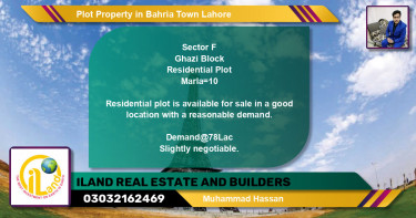 Residential Plot for Sale in Bahria Town, Lahore - (BP-80391)