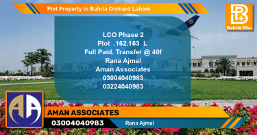 Residential Plot for Sale in Bahria Orchard, Lahore - (BP-80430)