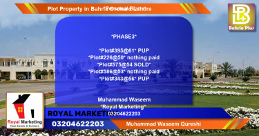 Residential Plot for Sale in Bahria Orchard, Lahore - (BP-80438)