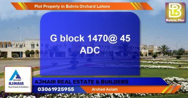 Residential Plot for Sale in Bahria Orchard, Lahore - (BP-80449)