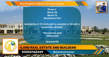 Residential Plot for Sale in Bahria Orchard, Lahore - (BP-80459)