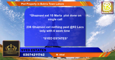 Residential Plot for Sale in Bahria Town, Lahore - (BP-80521)