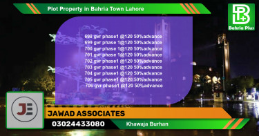 Residential Plot for Sale in Bahria Town, Lahore - (BP-80540)