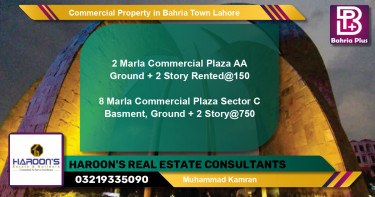 Commercial Property for Rent in Bahria Town, Lahore - (BP-80550)