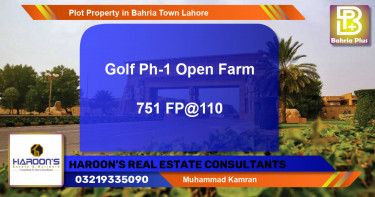 Residential Plot for Sale in Bahria Town, Lahore - (BP-80553)